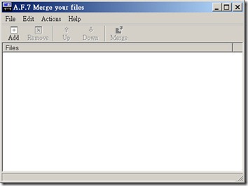 [win7可用]合併文字檔最好用的工具(merge file)