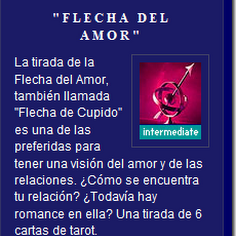 Tarot del amor, tirada gratis