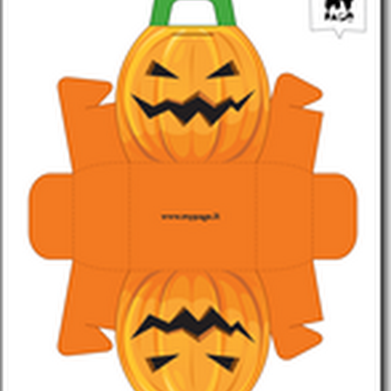 Manualidades: caja calabaza para halloween
