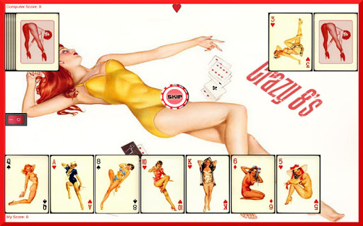 【免費紙牌App】Crazy 8's: Pin-up edition-APP點子