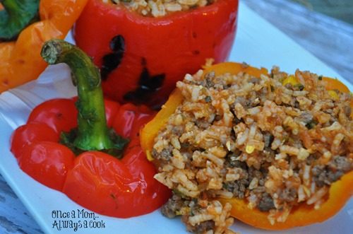 Grilled Tex-Mex Stuffed Bell Peppers