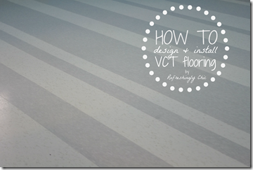 HOW TO install vct flooring