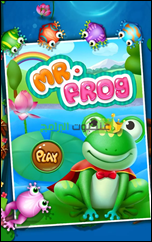 واجهة لعبة الضفدعة النطاطة للأندرويد Tap Tiny Frog