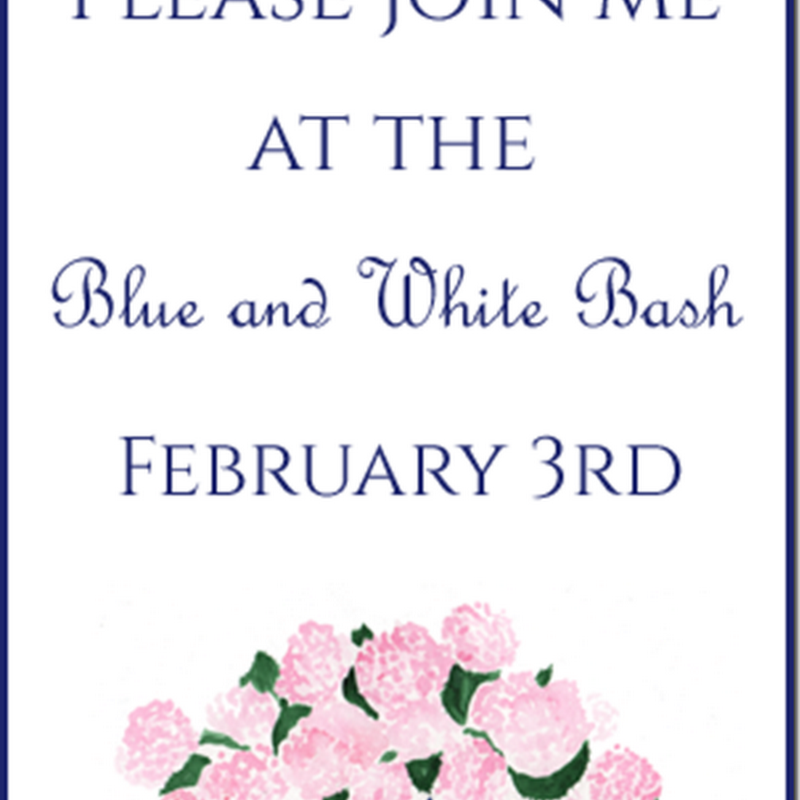 February Blue and White Bash.