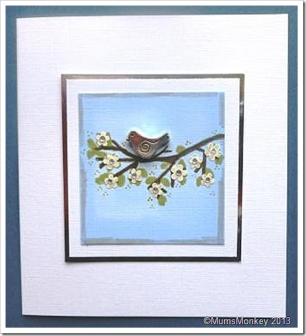 Bird blossom card