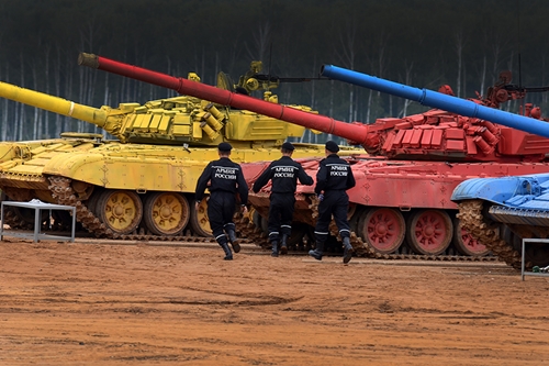 Фотографии со второго этапа по танковому биатлону