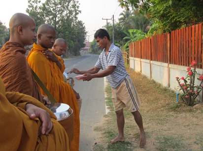 monk in thailand