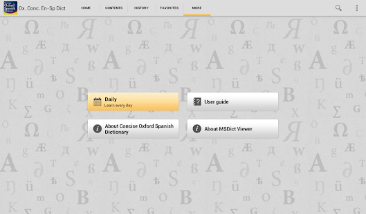 Concise Oxford Spanish Dict Screenshots 10