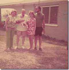 Mother, Don, Haley, Sandy, Dick 1972