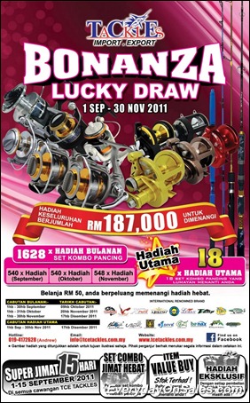 Selected Promotion To You Tce Tackles Bonanza Lucky Draw 2011