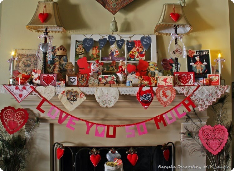 Valentines Decor-Bargain Decorating with Laurie