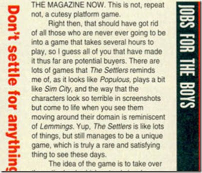 The Settlers Amiga power 01