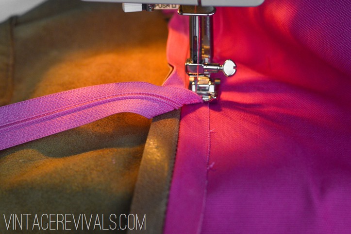 DIY Leather Pillow Tutorial vintagerevivals.com-15