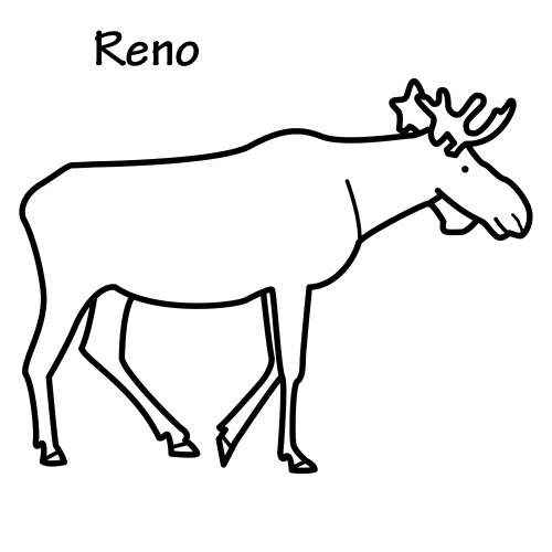 DIBUJOS DE RENOS PARA COLOREAR DIBUJOS DE RENOS PARA COLOREAR