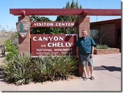 2012_06_18 12 AZ Canyon de Chelly - Ken at entrance sign