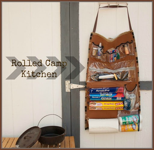 Camp Kitchen Organizer Rolled Camp Kitchen Today s Creative Life