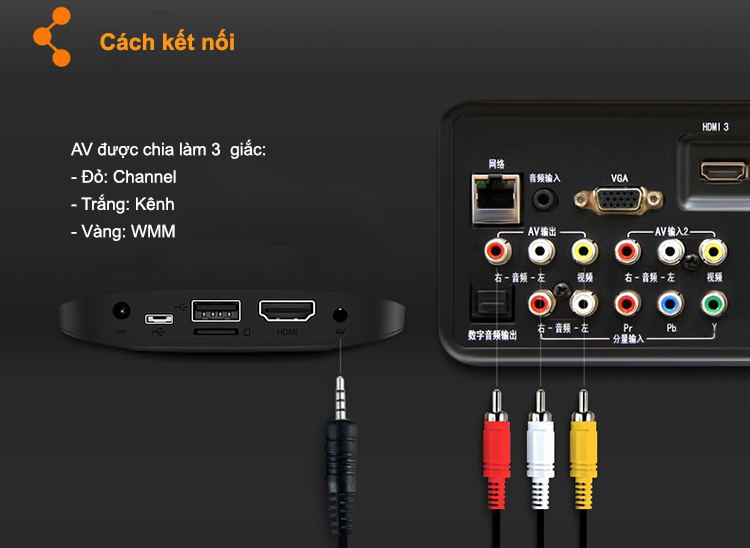 Cáp Sanxun AV2RCA AV2RCA