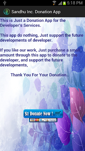 Sandhu Donation App