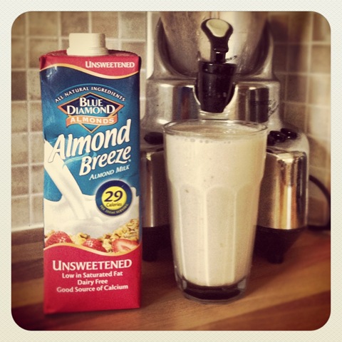 #192 - balance banana smoothie with almond milk