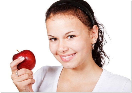 girl-with-red-apple