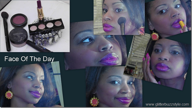 Face Of The Day Purple Plum