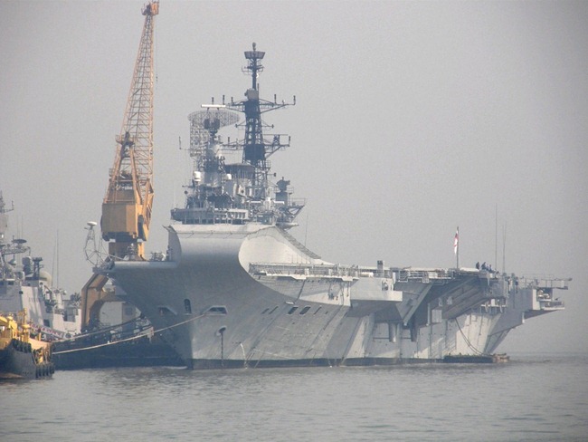Aircraft Carrier INS Viraat [R22], Indian Navy [IN]. Formerly HMS Hermes.