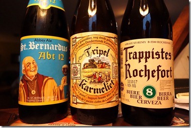 St.Bernardus Abt12,Karmeliet Tripel,Rochefort 8