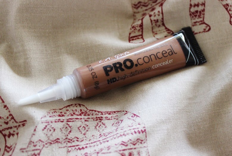 Review & Swatches | L.A Girl Pro. Conceal HD Concealer–Medium Pure Beige, Fawn, Warm Honey, Toast and Beautiful Bronze - The Blushing Giraffe