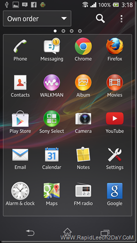Screenshot_Sony Xperia Z