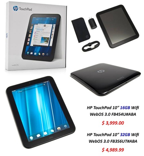 Promo HP TouchPad