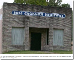 Foundation purchases original Muscle Shoals Sound Studios, which recorded Rollin_2013-06-22_19-15-01