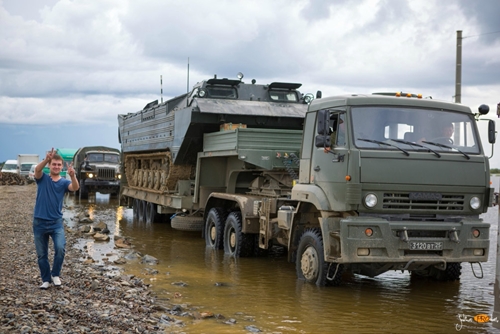 Военные борются с паводками на Дальнем Востоке