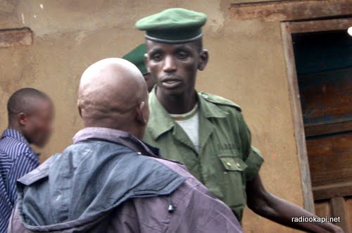 Michel Rukunda, leader des FRF à Kamombo (Janvier 2009).