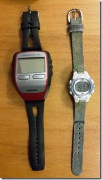 Garmin Gadget and Filthy-strapped watch