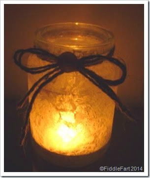lace tealight holder..