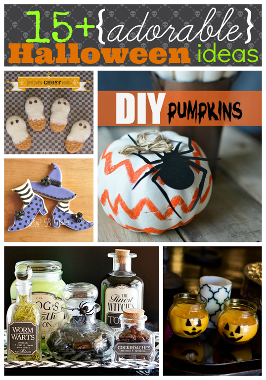 over 15 adorable #Halloween ideas #gingersnapcrafts #linkparty #features