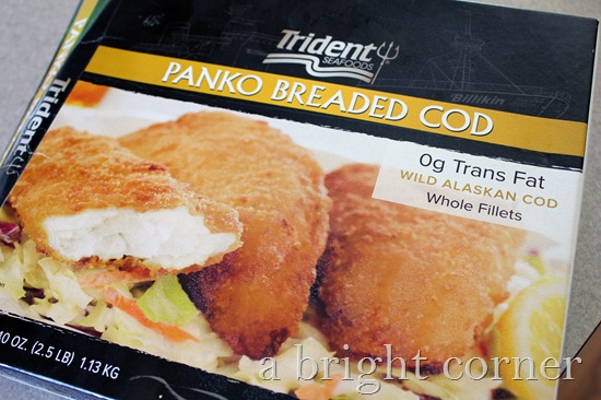 panko breaded cod