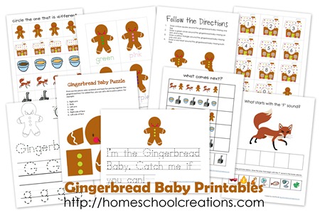 Gingerbread Baby collage