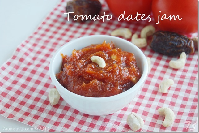 Tomato dates jam