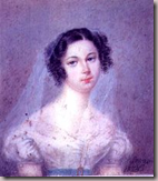 Ewelina Rzewuska Portrait par Holz Sowgen, vers 1825