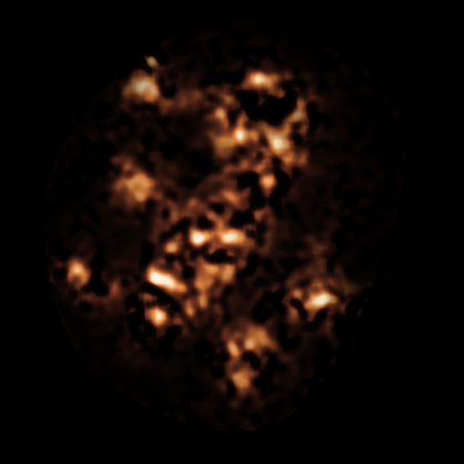 imagem da região em torno da Galáxia da Teia de Aranha