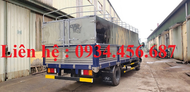 Xe tải Hyundai 110sl thùng bạt dài 5m7 Xe tải Hyundai 110sl thùng bạt dài 5m7