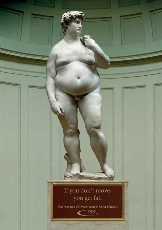 Estátuas gordas - Davi