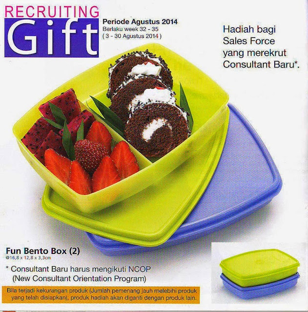 Tupperware Wholesale (Jakarta) TUPPERWARE FUN BENTO BOX