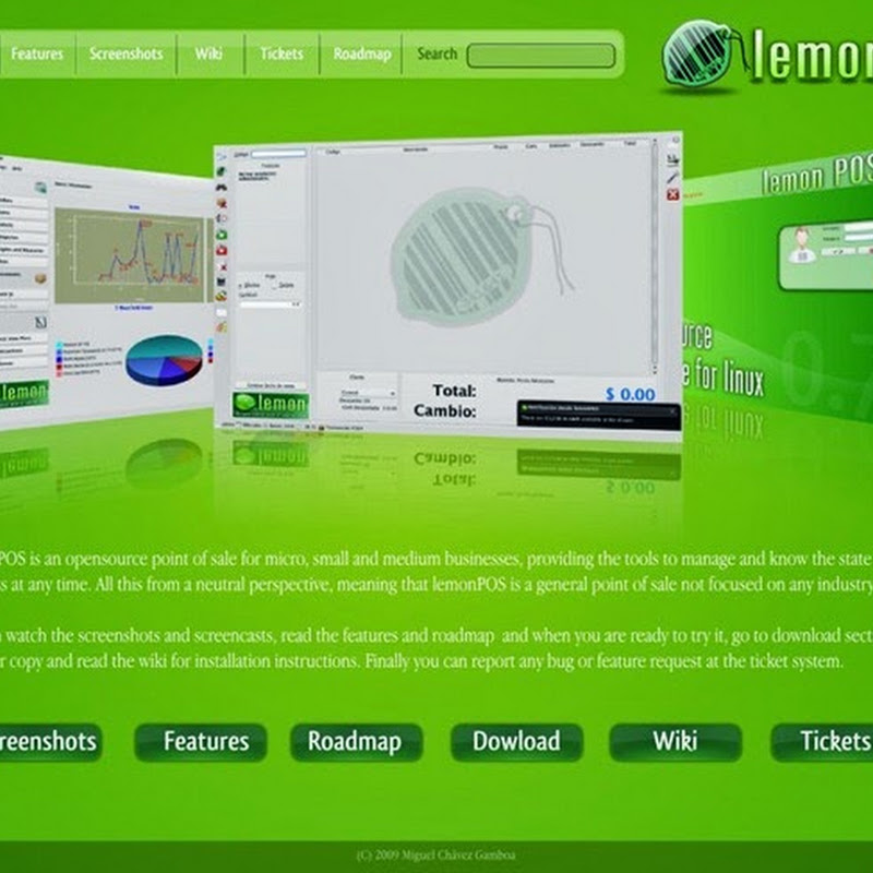 Lemon is an open source point of sale for Linux and other unix systems.