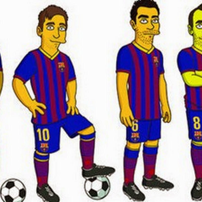 Messi, el nuevo Simpson.