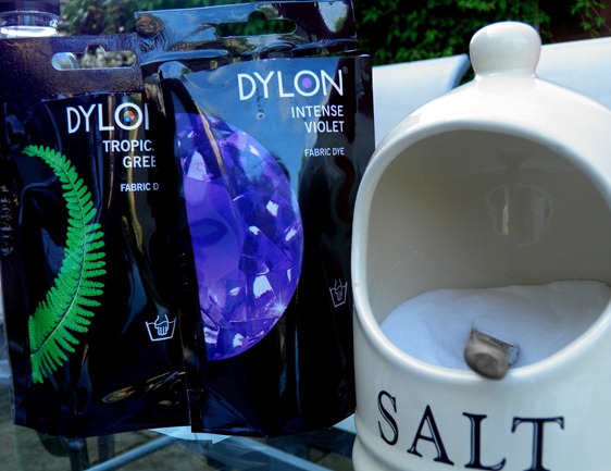 DYLON PURPLE AND GREEN