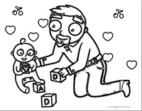 1000 - dibujos dia del padre byn, jugarycolorear (12)_cartoon