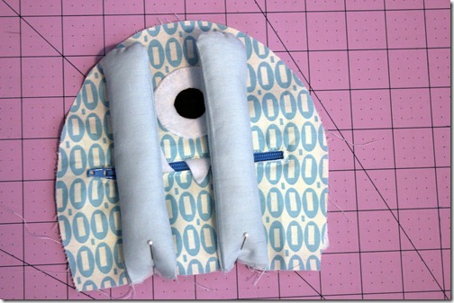 Zipper Mouthed Munster sewing tutorial