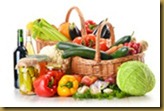 cesta de legumes